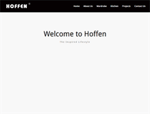 Tablet Screenshot of hoffen.com